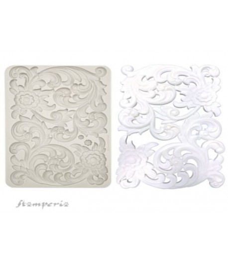 Stamperia STAMPO IN SILICONE fregi A4 21,0 cm x 29,7 cm