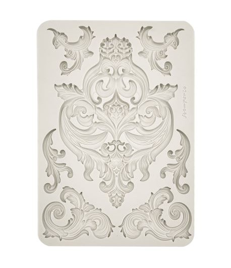 Stamperia STAMPO IN SILICONE fregi e angoli A4 21,0 cm x 29,7 cm