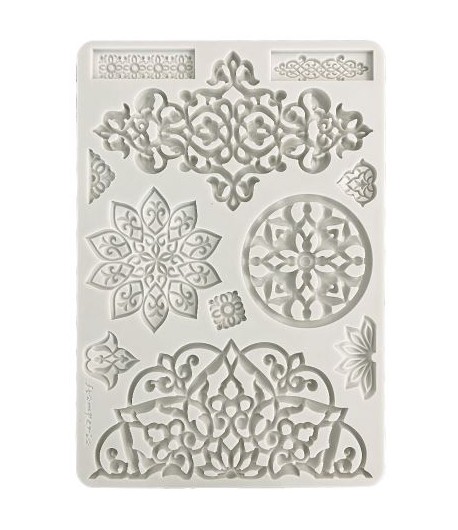 Stamperia STAMPO IN SILICONE  cornici e mandala A4 21,0 cm x 29,7 cm