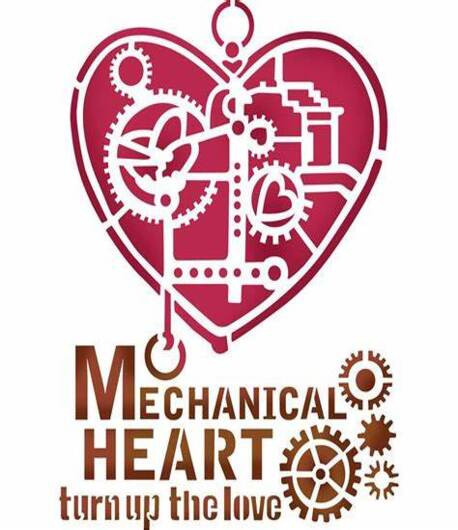 STAMPERIA STENCIL CM. 20X15 - MECHANICAL HEART
