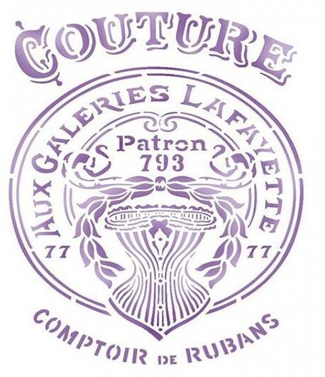 STAMPERIA STENCIL CM. 21X29,7 - COUTURE