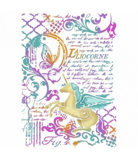 STAMPERIA STENCIL CM. 21X29,7 - WONDERLAND