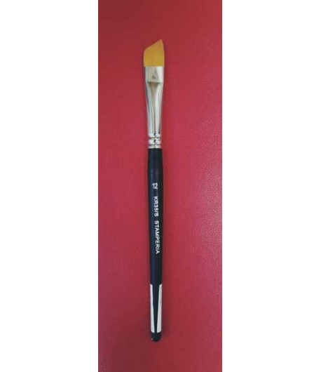 STAMPERIA Pennello punta obliqua mis.12