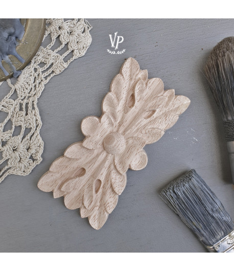 Vintage Paint Fregio decorativo in legno - 6x12 cm