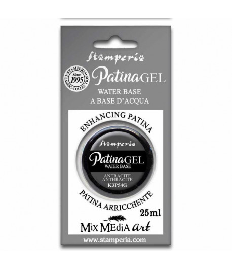 STAMPERIA  Patina gel in blister 25ml. ANTRACITE
