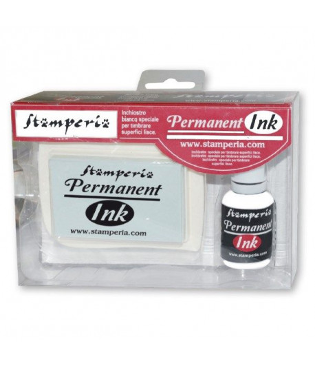 STAMPERIA  Permanent ink - BIANCO
