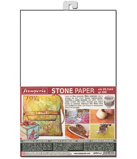 STAMPERIA Carta pietra lavabile F.TO A3