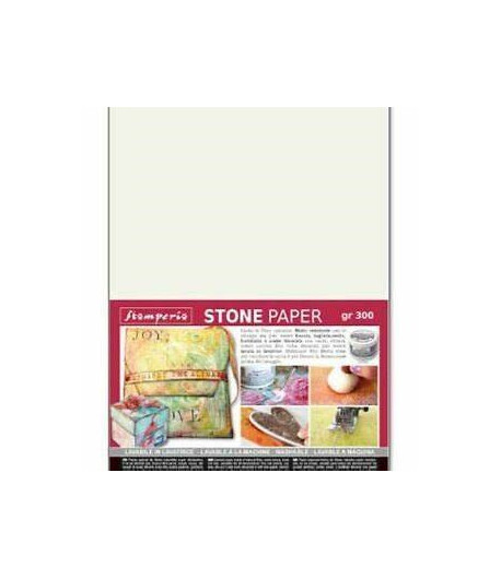 STAMPERIA  Carta pietra lavabile F.TO A4