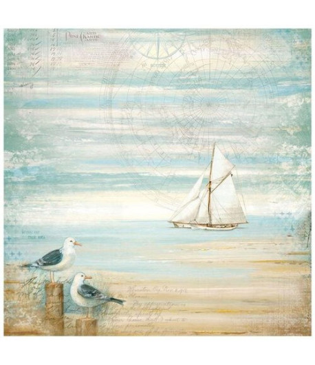 STAMPERIA  Carta di riso - SEA LAND