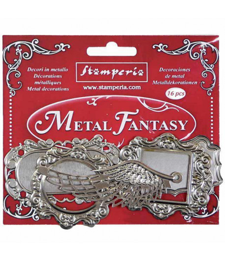 STAMPERIA  Metal fantasy selection - plaquette