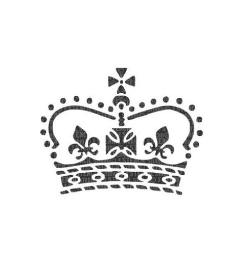 Stencil spesso - corona