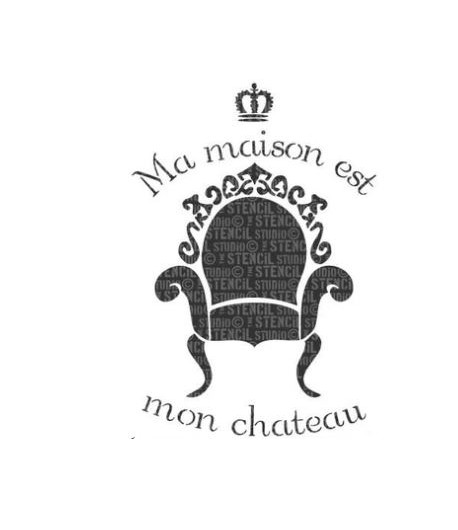 Stencil spesso - Ma maison