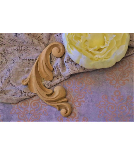 Fregio in tiglio scolpito 90 x 90 mm