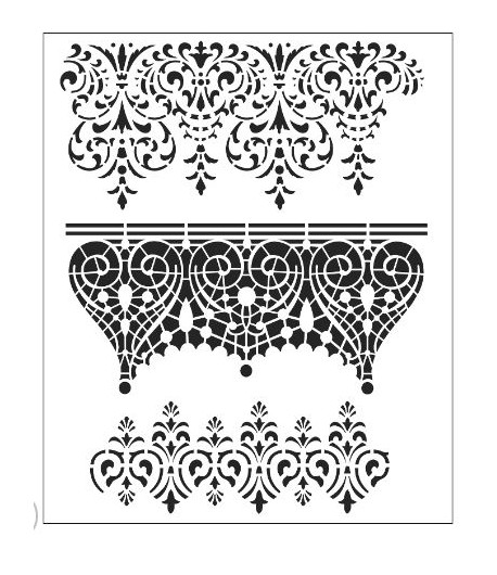 TOMMY ART Stencil - PIZZI  34X40 cm