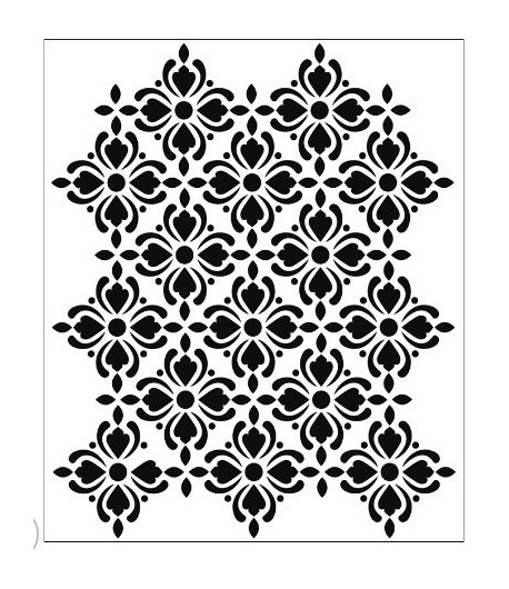 TOMMY ART  Stencil - AZULEJO  34X40 cm