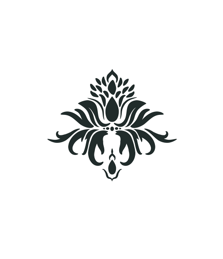 Stencil - Leaf damask 30X35 cm