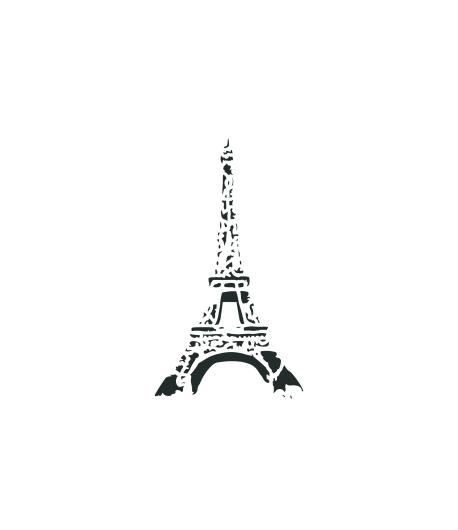 Stencil - Eiffel Tower 21 X 33 cm