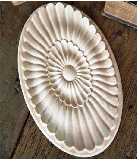 Vintage Paint Fregio decorativo in legno 25 x 15 cm