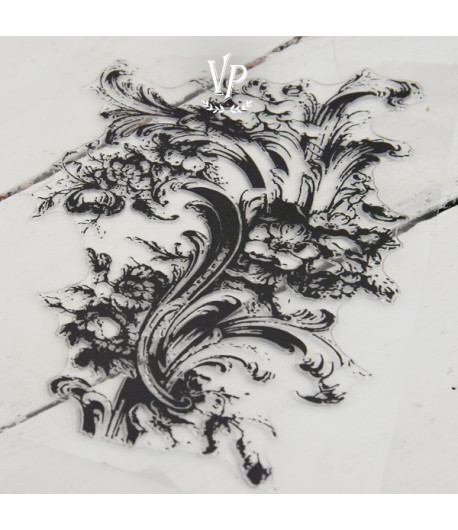 Timbro  fiore filigrana