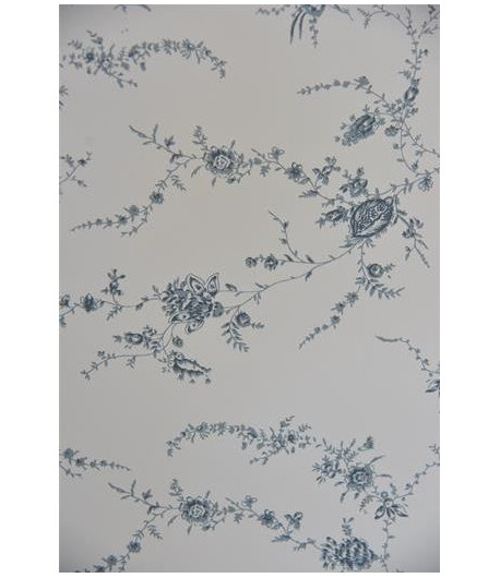Carta da parati - fiori blu oceano