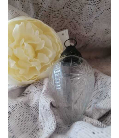 Addobbo natalizio - goccia in vetro