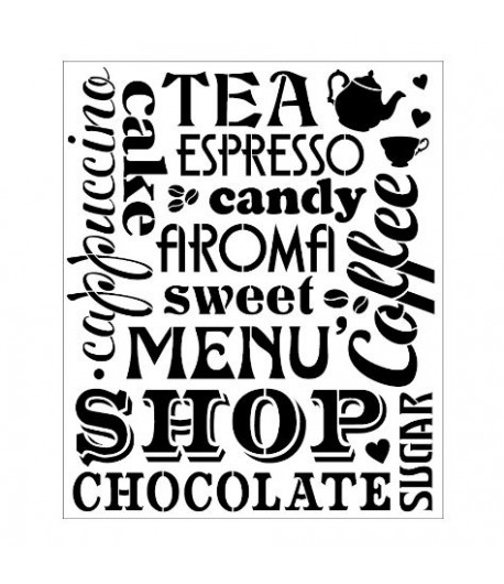 Stencil - DOLCI PAROLE