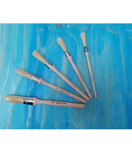 Pennello tondo per cera