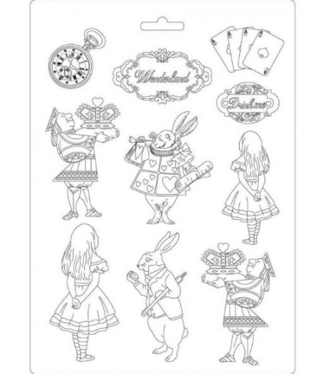 Stamperia Stampo Morbido Maxi - Drink me - Alice 21 x 29,7 cm