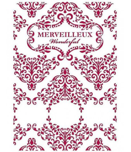 STAMPERIA  STENCIL G CM. 21 X 29,7 - ROMANTIC SEA DREAM WONDERFUL