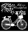 STENCIL SPESSO CM.18 X 18  BICYCLE