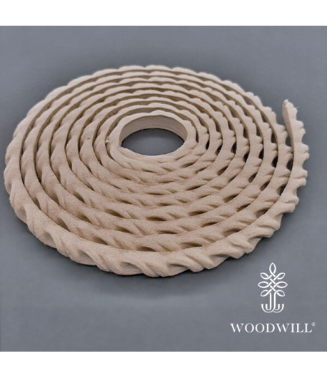 Vintage Paint Woodwill Fregio flessibile - Cornice in rotolo 215x0,9 cm