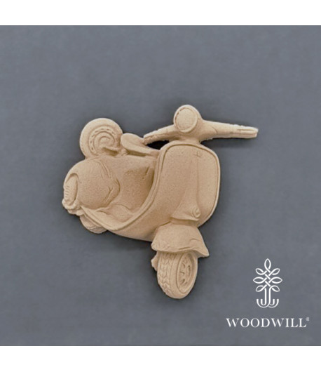 Vintage Paint Woodwill Fregio flessibile - Vespa 7x6 cm