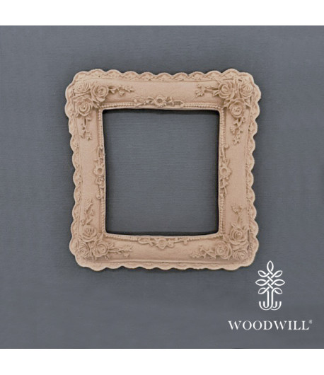 Vintage Paint Woodwill Fregio flessibile - Cornice quadrata 13,5x13,5 cm