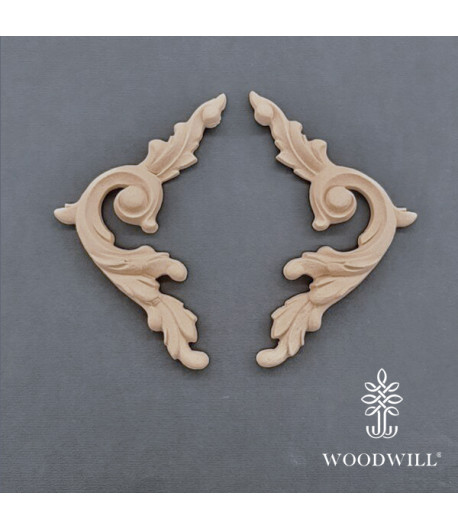 Vintage Paint Woodwill Fregio flessibile - 11x11,2 cm