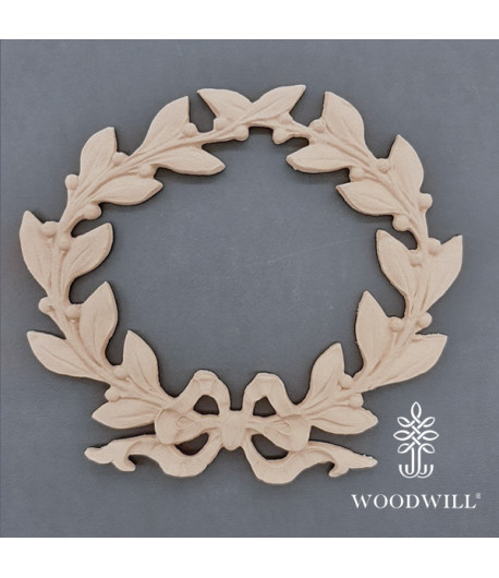 Vintage Paint Woodwill Fregio flessibile - Ghirlanda 19x20 cm