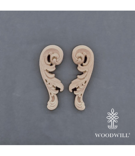 Vintage Paint Woodwill Fregio flessibile 2x6 cm