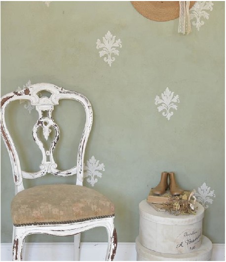 VINTAGE PAINT Stencil in schiuma Fiore