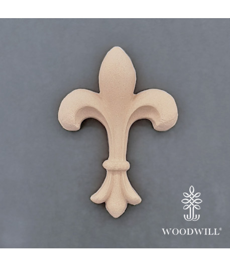 Vintage Paint Woodwill Fregio flessibile - giglio 7x10 cm