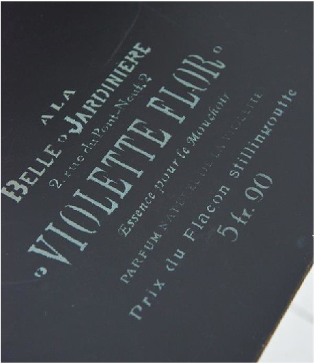 VINTAGE PAINT Stencil Violette Flor 18 x 22 cm