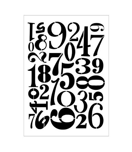 Stencil - NUMERI CRAZY