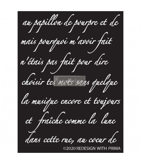 Stencil - BUTTERFLY SCRIPT