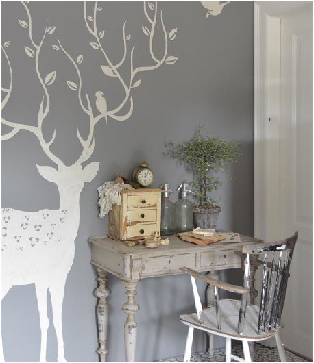 VINTAGE PAINT  Stencil Renna 1,8 x 2,4 m