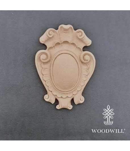 Vintage Paint Woodwill Fregio flessibile - stemma  12x9 cm