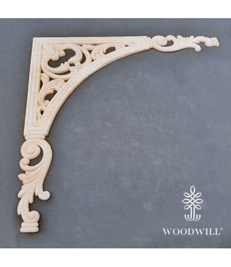 Vintage Paint Woodwill Fregio flessibile - Cornice angolare 43,3x43 cm