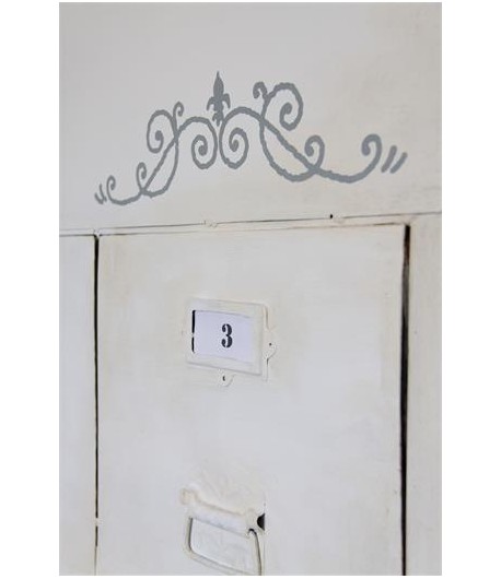 VINTAGE PAINT Stencil Curved lurk -  31 x 8 cm