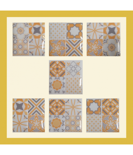 Piastrelle adesive - Maioliche giallo