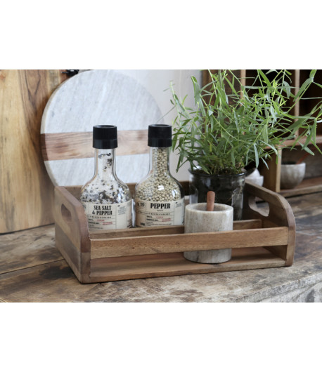 Porta barattoli in legno