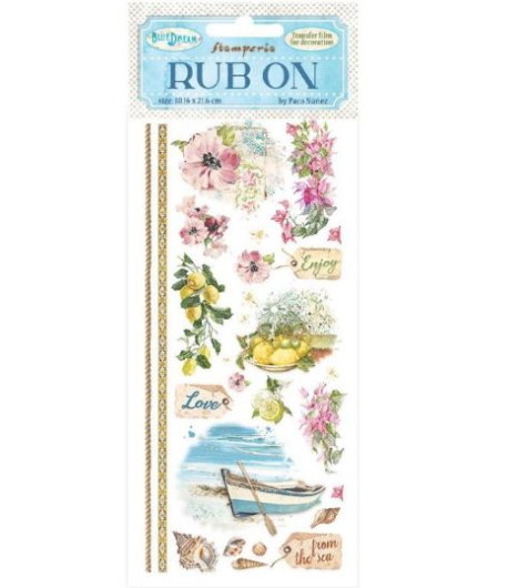 Transfer - blue dream - decorazioni mare