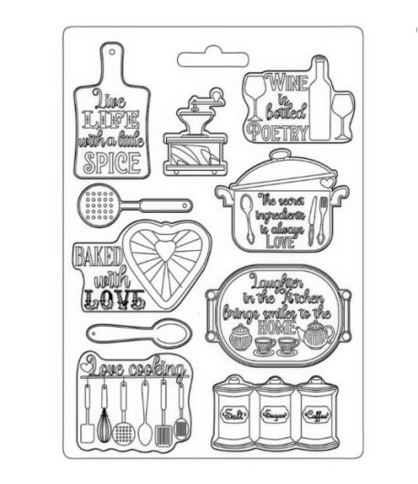 Stamperia Stampo Morbido Maxi - CASA GRANADA ACCESSORI 21 x 29,7 cm