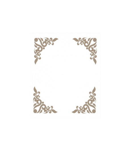 Stencil - cornice interrotta
